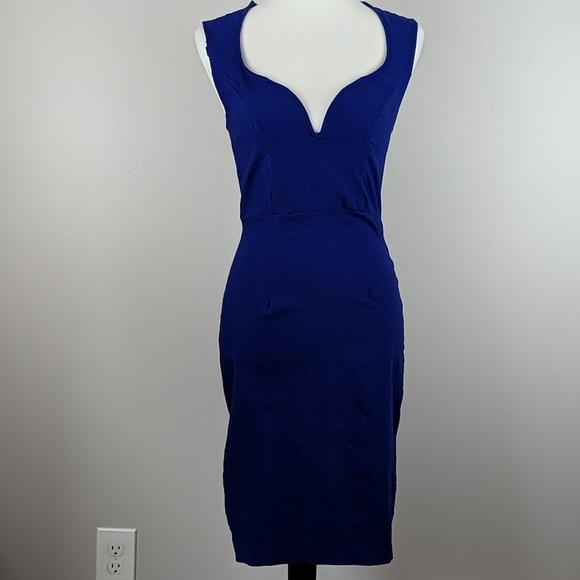 Lulus Dresses & Skirts - Lulu's Bodycon Royal Blue Dress Size L